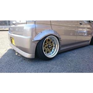 Battle Works Sサイズ エアロパーツ 左右2枚セット Battle Works 汎用 ビス止めオーバーフェンダー 左右セット S