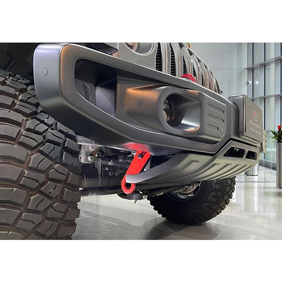 エルフォード ラングラー JL エクストリームフロントバンパー専用牽引フック  アンダーパネル付車用