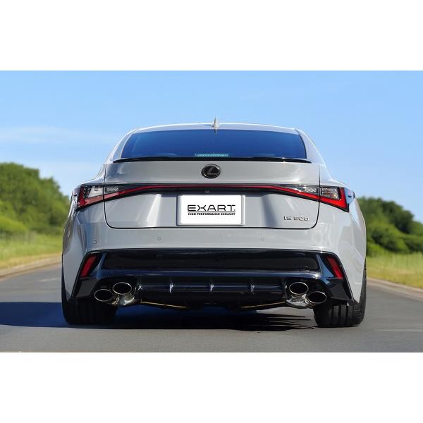 エクスアート エクスアート LEXUS IS500 USE30 2UR-GSE iVSCマフラー(可...