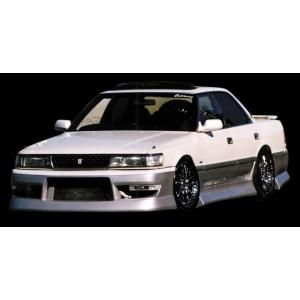 マーク2 GX81 JZX81 MX83 ショートバンパー用 フロントリップ FRP 未