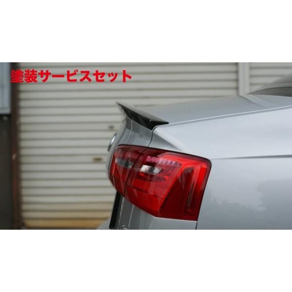 当社塗装品 バランスイット Audi A6/S6 C7 トランクスポイラー カーボン製