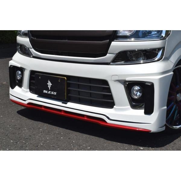 ブレス ワゴンR FZ MH55S フロントハーフスポイラー Ver.1 LEDライト無し FRP ...