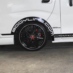 ボディライン NV350キャラバン 薄型オーバーフェンダー ブラインド