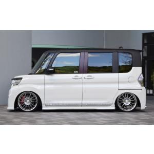 早期割引 セカンドインパクト サイドステップ サイドフラップ 付加タイプ 自動車 黒死蝶 サイドステップ 色番号塗装発送タントカスタム 塗装済 パールホワイト3 W24 La600s 最新エルメス