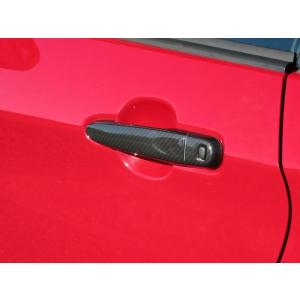 コペン LA400K ドアハンドルカバー リアルカーボン柄 : オートスタイル