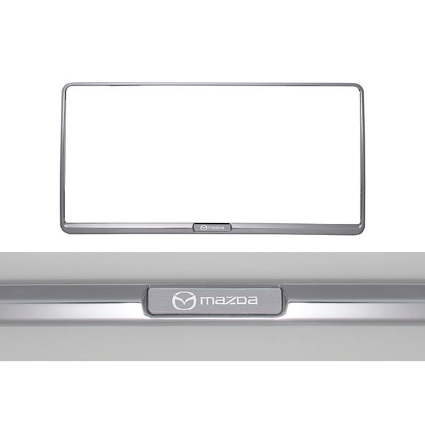 マツダスピード MAZDA CX-80 ナンバープレートホルダーセット(クローム2枚)