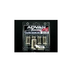 ヨコハマ ADVAN Racing NUT M12×1.50P H17 CG シャンパンゴールド 面幅 