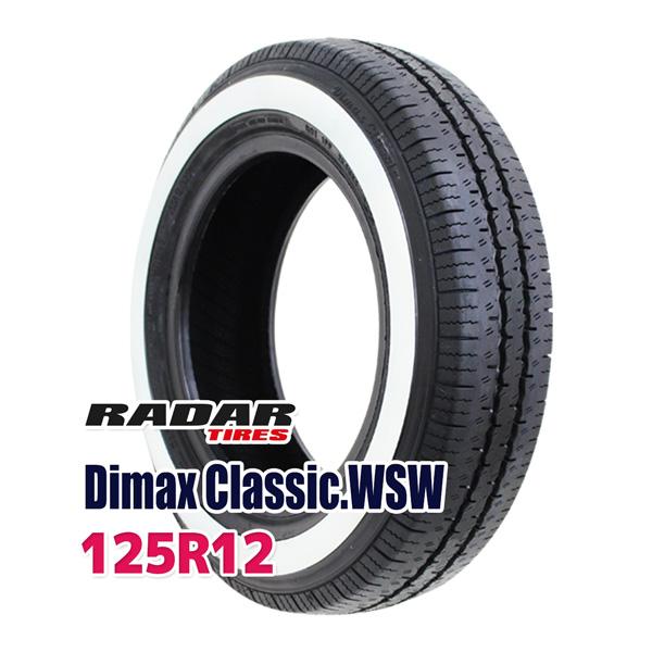 125R12 62S Radar Dimax Classic.WSW 3.0cm タイヤ サマータイ...