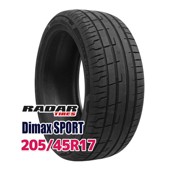 タイヤ サマータイヤ 205/45R17 Radar Dimax SPORT