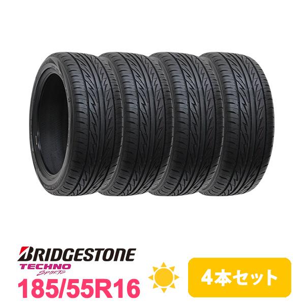 4本セット 185/55R16 タイヤ サマータイヤ BRIDGESTONE ブリヂストン TECH...