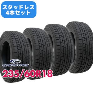 4本セット スタッドレスタイヤ 235/60R18 COOPER WEATHER MASTER ICE600 2023年製