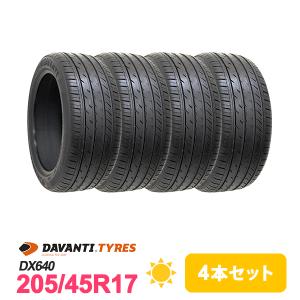 4本セット 205/45R17 タイヤ サマータイヤ DAVANTI DX640