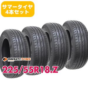 4本セット 225/55R18 タイヤ サマータイヤ DAVANTI DX740