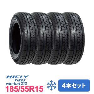 4本セット スタッドレスタイヤ 185/55R15 HIFLY Win-turi 212 スタッドレス 2023年製｜autoway