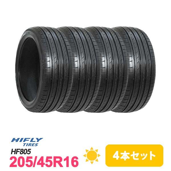 4本セット 205/45R16 タイヤ サマータイヤ HIFLY HF805