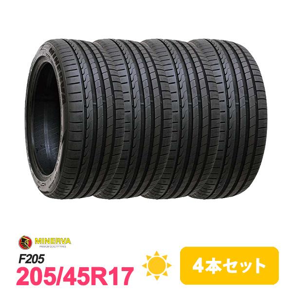 4本セット 205/45R17 タイヤ サマータイヤ MINERVA F205