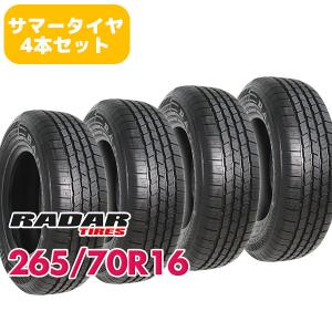 4本セット 265/70R16 タイヤ サマータイヤ Radar Rivera GT10