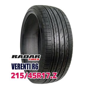 215/45R17 91W XL タイヤ サマータイヤ Radar VERENTI R6