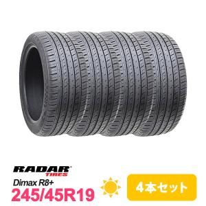 4本セット 245/45R19 タイヤ サマータイヤ Radar Dimax R8+