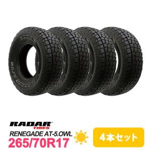 4本セット 265/70R17 タイヤ サマータイヤ Radar RENEGADE AT-5.OWL