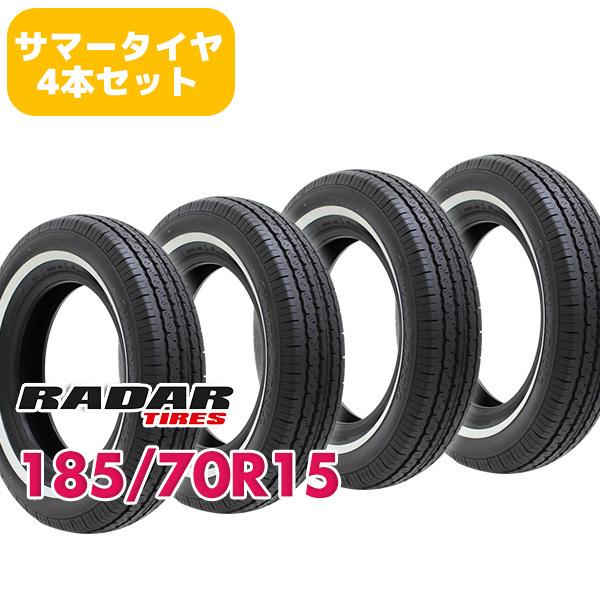 4本セット 185/70R15 タイヤ サマータイヤ Radar Dimax Classic.WSW