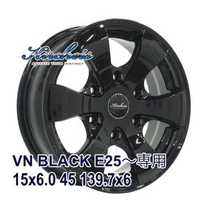 【4枚セット】KIRCHEIS VN 15x6.0 +45 139.7x6 BLACK｜autoway