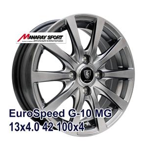 【4枚セット】MANARAY SPORT EuroSpeed G-10 13x4.0 +42 100x4 MG｜autoway