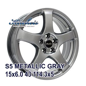 4枚セット】 EMBELY S10 15x6.0 +43 114.3x5 GM : AUTOWAY