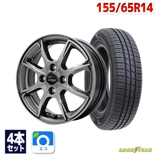 155/65R14 サマータイヤ ホイールセット GOODYEAR EfficientGrip EC...