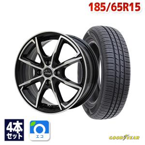 185/65R15 サマータイヤ ホイールセット GOODYEAR EfficientGrip ECO EG01 送料無料 4本セット