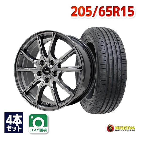 205/65R15 サマータイヤ ホイールセット MINERVA F209 送料無料 4本セット