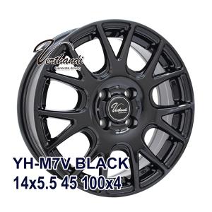 【4枚セット】 Verthandi YH-M7V 14x5.5 +45 100x4 BLACK