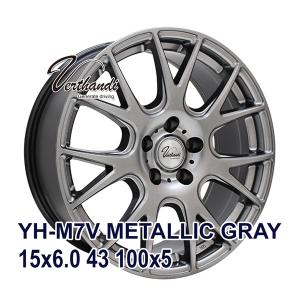 4枚セット】 Verthandi YH-S25V 15x6.0 +43 100x5 BK/POLISH