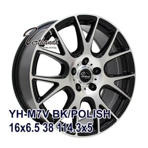 【4枚セット】 Verthandi YH-M7V 16x6.5 +38 114.3x5 BK/POLISH｜autoway