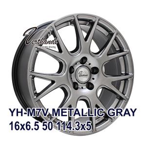 【4枚セット】 Verthandi YH-M7V 16x6.5 +50 114.3x5 METALLIC GRAY｜autoway