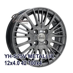 【4枚セット】 Verthandi YH-S25V 12x4.0 +42 100x4 METALLIC GRAY｜autoway