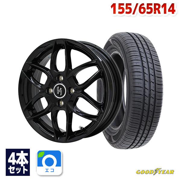 155/65R14 サマータイヤ ホイールセット GOODYEAR EfficientGrip EC...