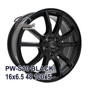 4枚セット】 Verthandi VT-S12 16x6.5 +48 100x5 BK/P : AUTOWAY