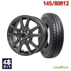 145/80R12 サマータイヤ ホイールセット GOODYEAR CARGO PRO 送料無料 4本セット｜autoway