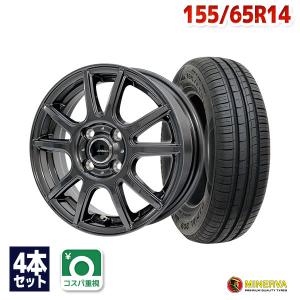 155/65R14 サマータイヤ ホイールセット MINERVA 209 送料無料 4本セット｜autoway