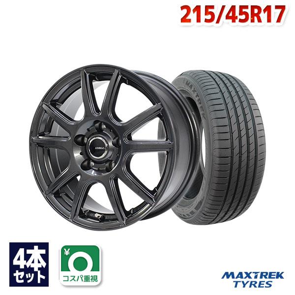 215/45R17 サマータイヤ ホイールセット MAXTREK MAXIMUS M2 送料無料 4...