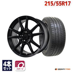 215/55R17 サマータイヤ ホイールセット DAVANTI DX640 送料無料 4本セット｜autoway