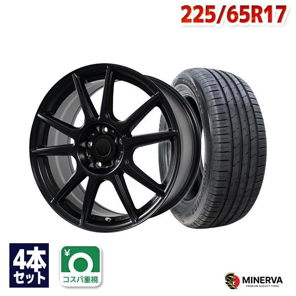225/65R17 サマータイヤ ホイールセット MINERVA ECOSPEED2 SUV 送料無...