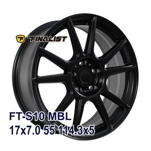 【4枚セット】 FINALIST FT-S10 17x7.0 55 114.3x5 MBL｜autoway