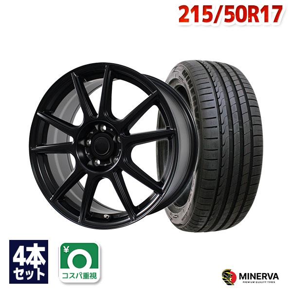 215/50R17 サマータイヤ ホイールセット MINERVA F205 送料無料 4本セット