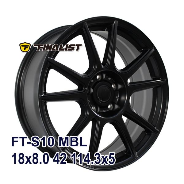 【4枚セット】 FINALIST FT-S10 18x8.0 42 114.3x5 MBL