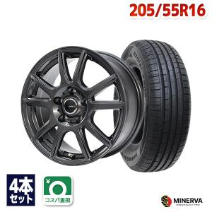 MINERVA（ミネルバ） 205/55R16 サマータイヤ ホイールセット F209