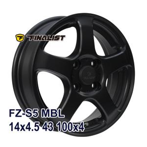 【4枚セット】 FINALIST FZ-S5 14x4.5 +43 100x4 MBL｜autoway