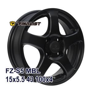 【4枚セット】 FINALIST FZ-S5 15x5.5 +43 100x4 MBL｜autoway