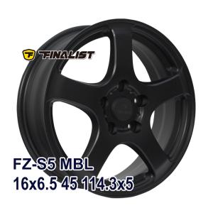 【4枚セット】 FINALIST FZ-S5 16x6.5 +45 114.3x5 MBL｜autoway